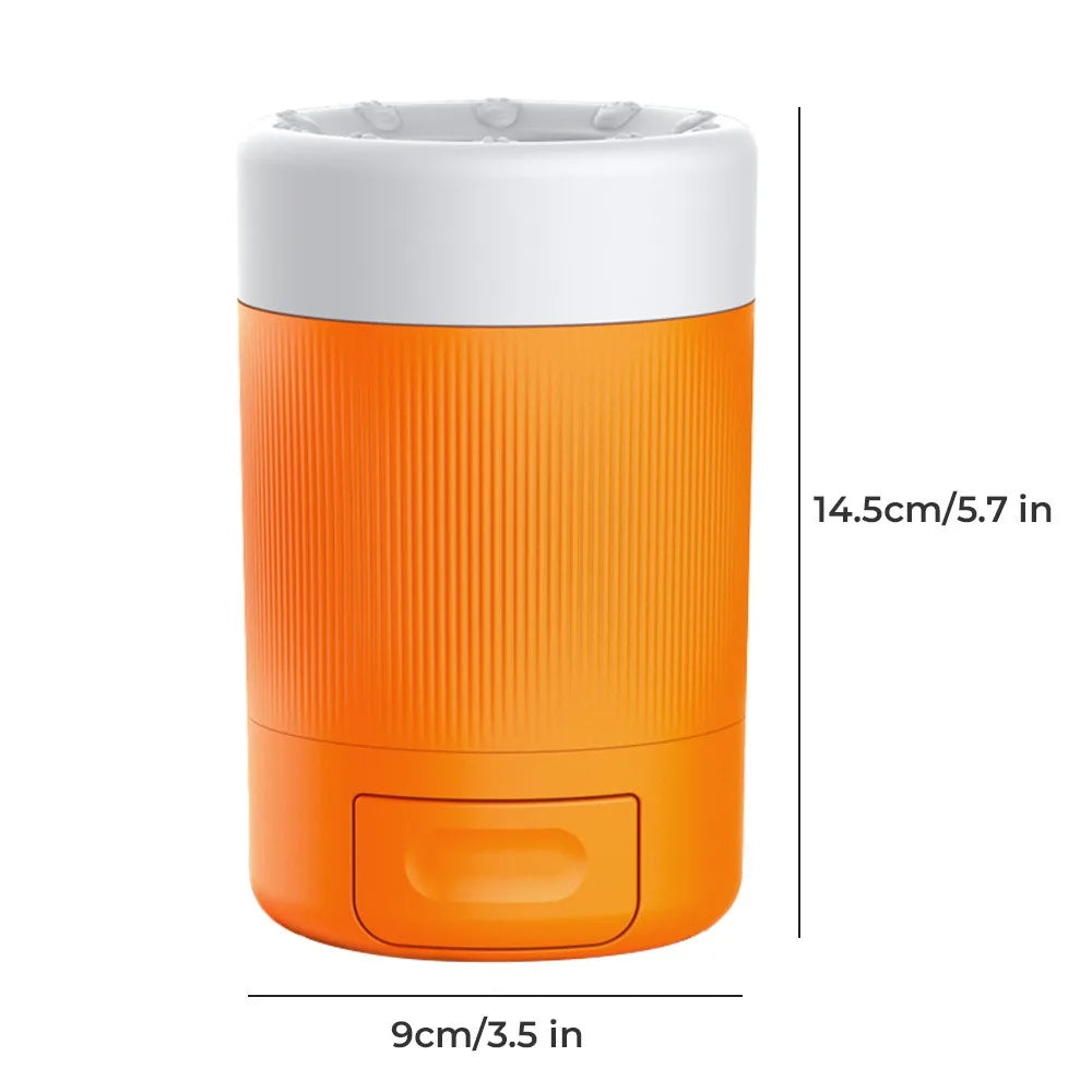 Pet Paw Washing Cup Portable Cleaner With Soft Silicone Brush