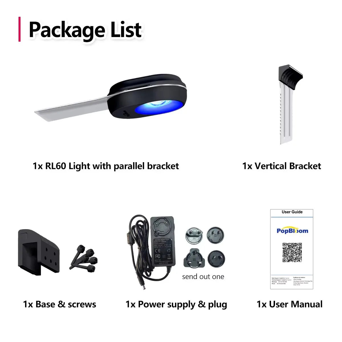 PopBloom WiFi Nano Aquarium LED Light 60W Full Spectrum
