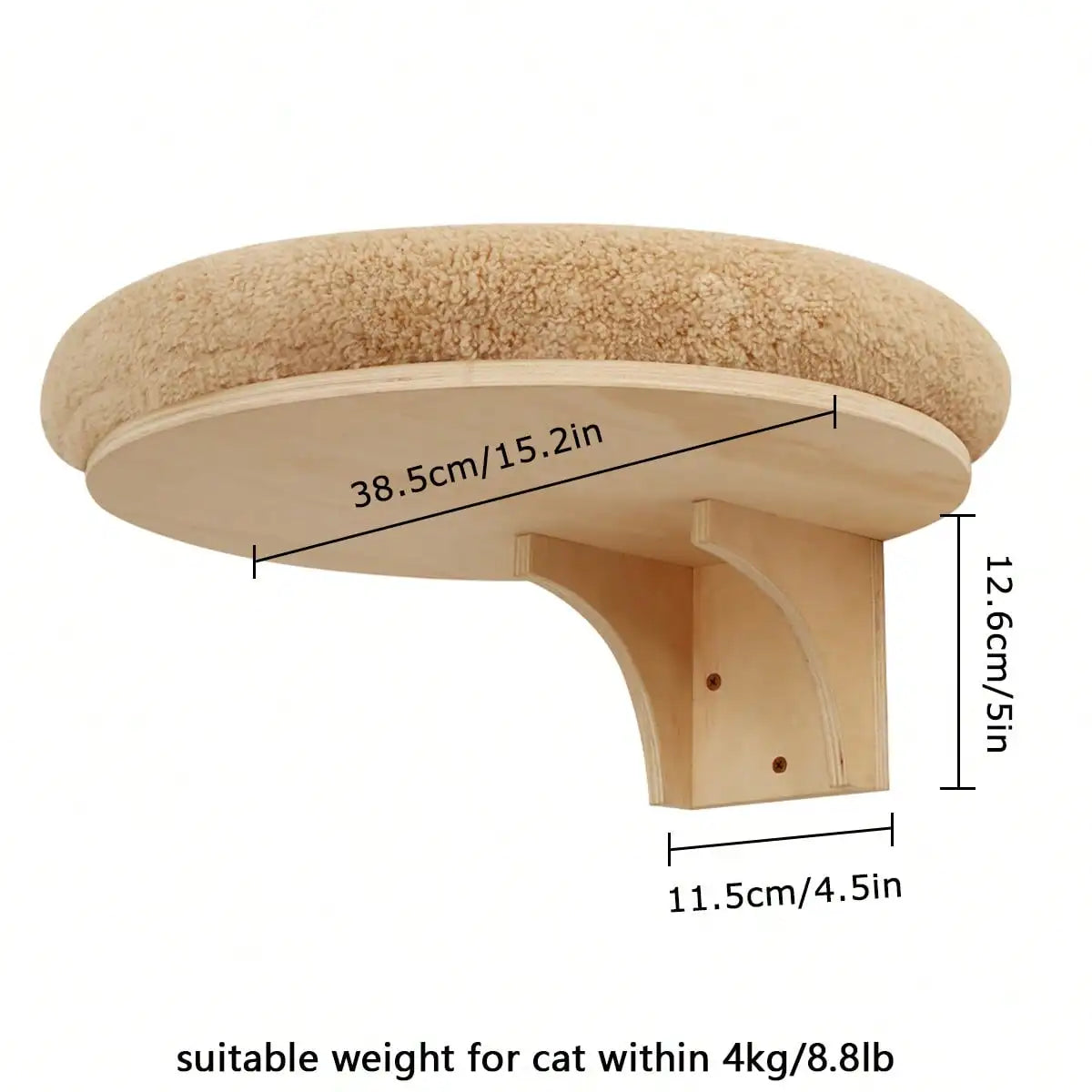 Wall Mounted Cat Sisal Bridge For Climbing And Rest