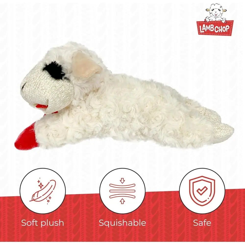 Lamb Chop Plush Dog Toy Squeaker For Small Medium Dogs