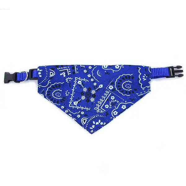 Cat Collar Lovely Adjustable Dog Cat Necktie Pet Triangular Saliva Tie Scarf Dog Bandana Collar