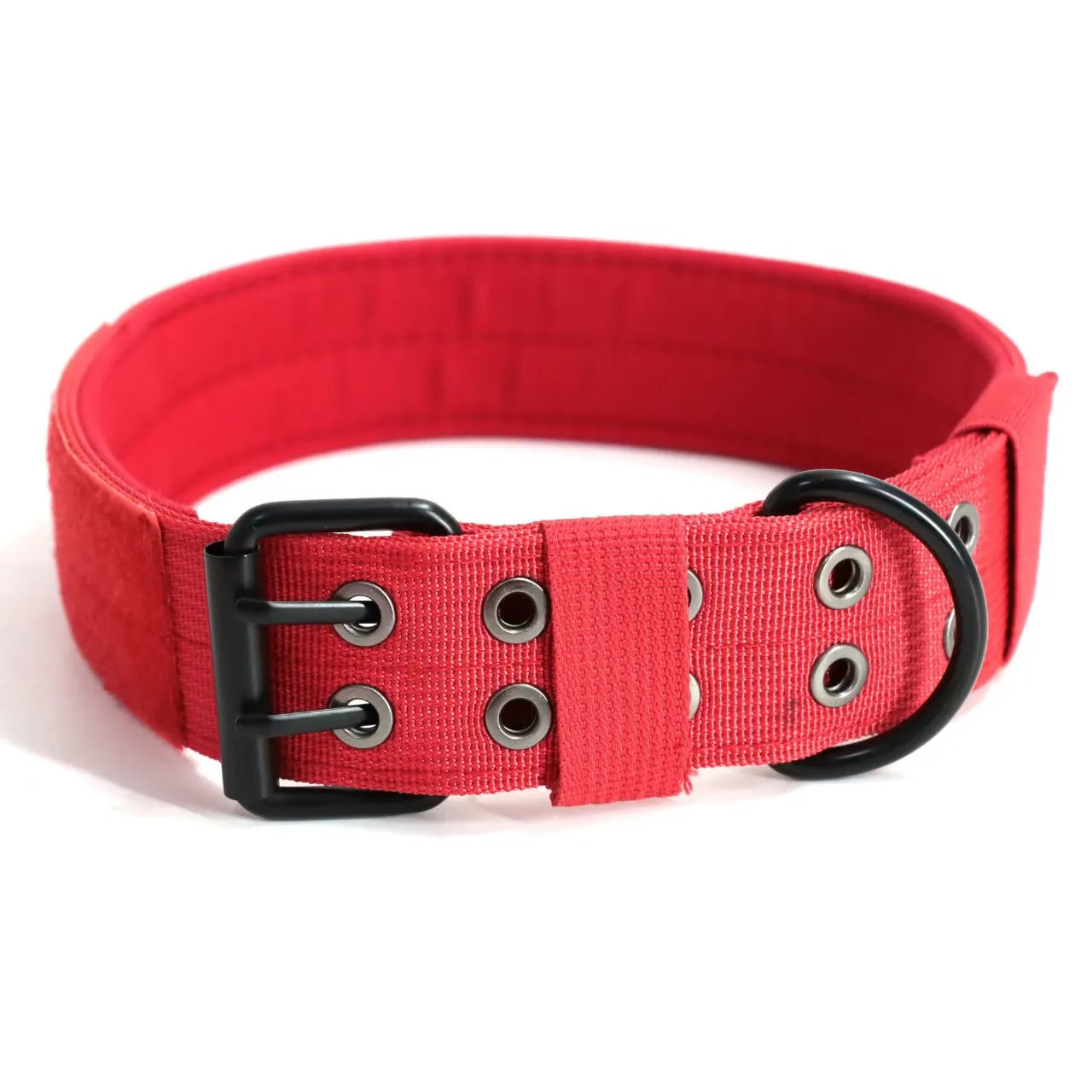 Outdoor Adjustable Military Dog Collar Traction Rope Metal D-Ring and Buckle Working Dog Collar Five-Level for Medium and Large dog harness and leash set pet collars ip67 waterproof pet collar harness
