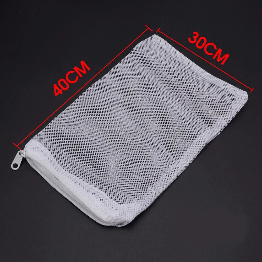 Aquarium Filter Net Bags With Zipper Reusable Fine Media Bags For Saltwater