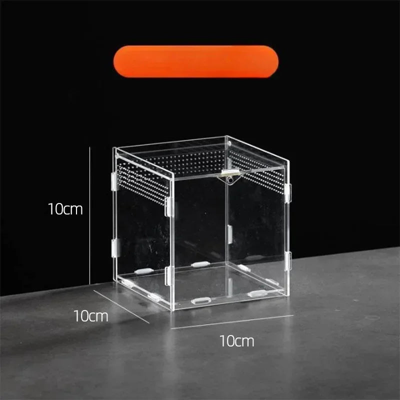 Acrylic Reptile Habitat Terrarium Box Enclosure For Tarantulas