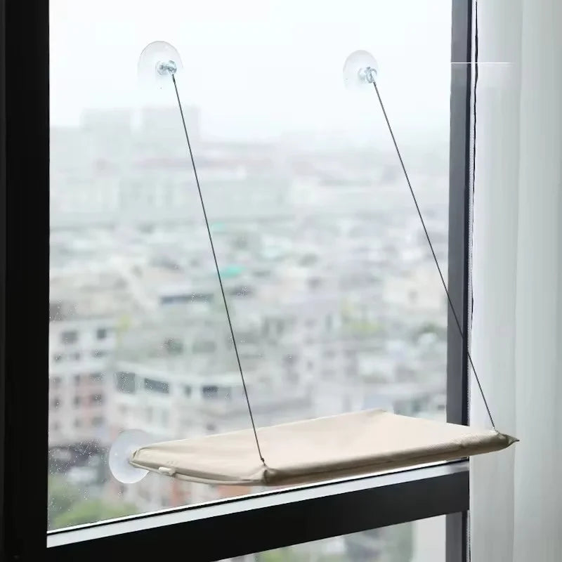 Ultra Soft Cat Window Hammock Bed Securely Mounted Perch