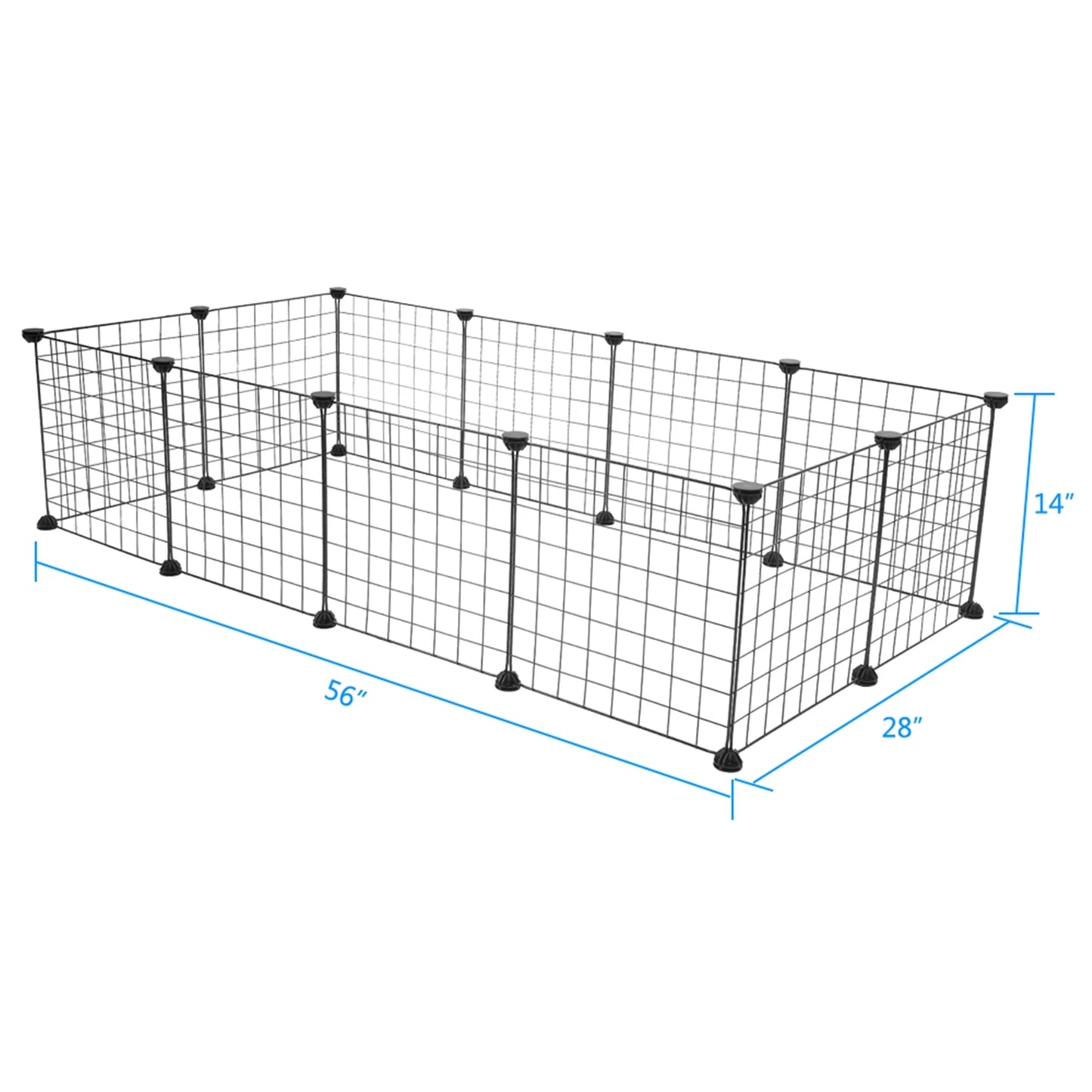 Pet Playpen Indoor Metal Wire Cage For Small Animals
