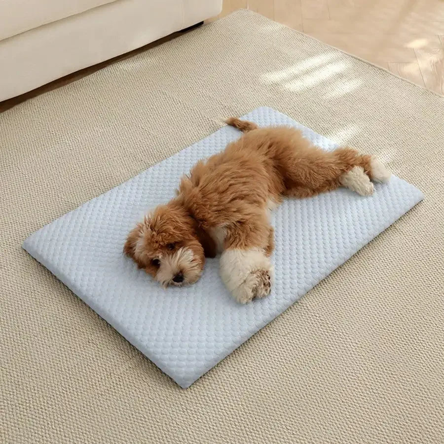 1pc Breathable Cooling Cat Bed Thick Padding Washable Pet Nest