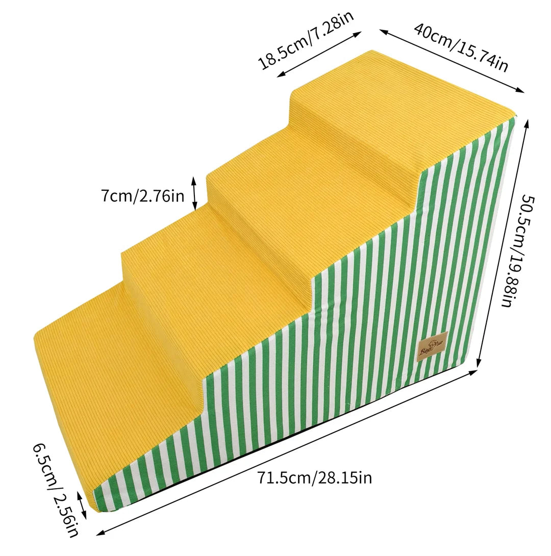 Pet Stairs For Dogs Non Slip High Density Foam Ramp