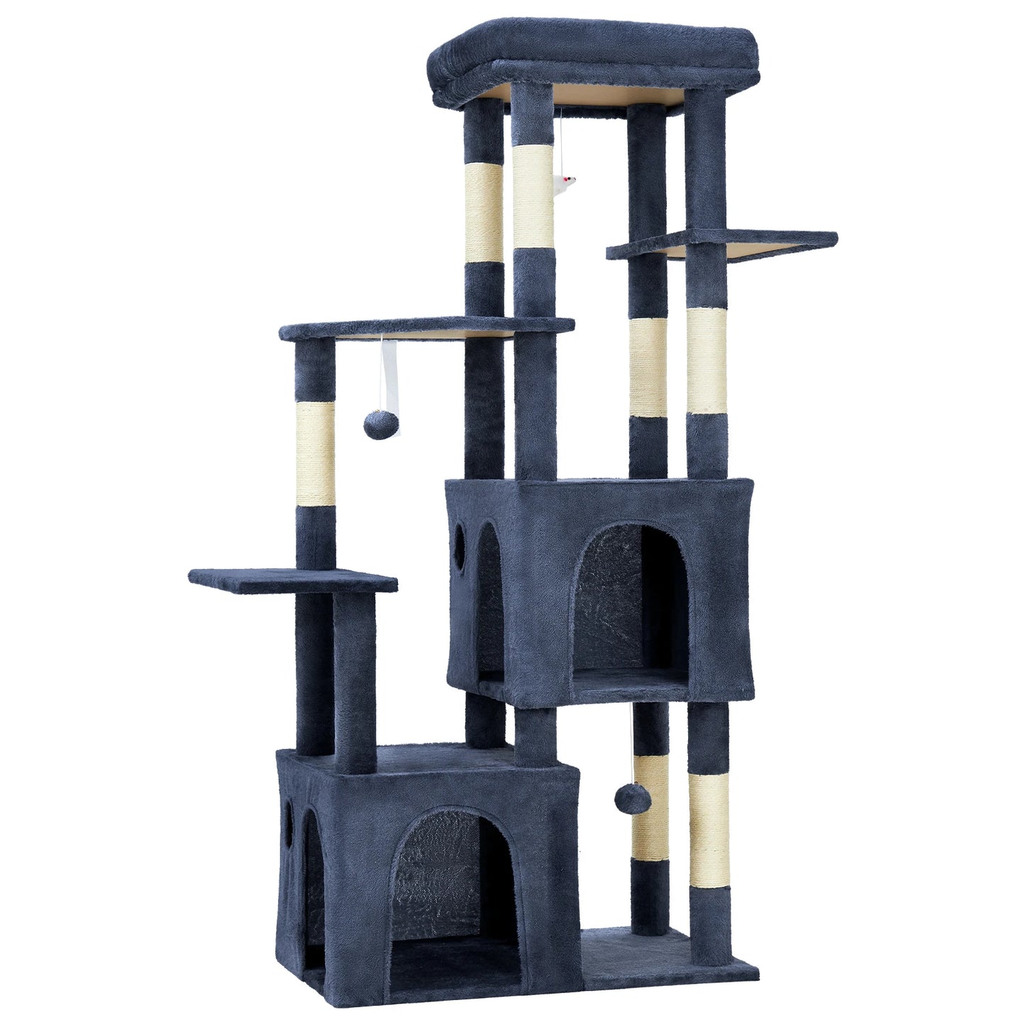 HiMISS Multi-Level Cat Tree For Large Cats Maine Coon