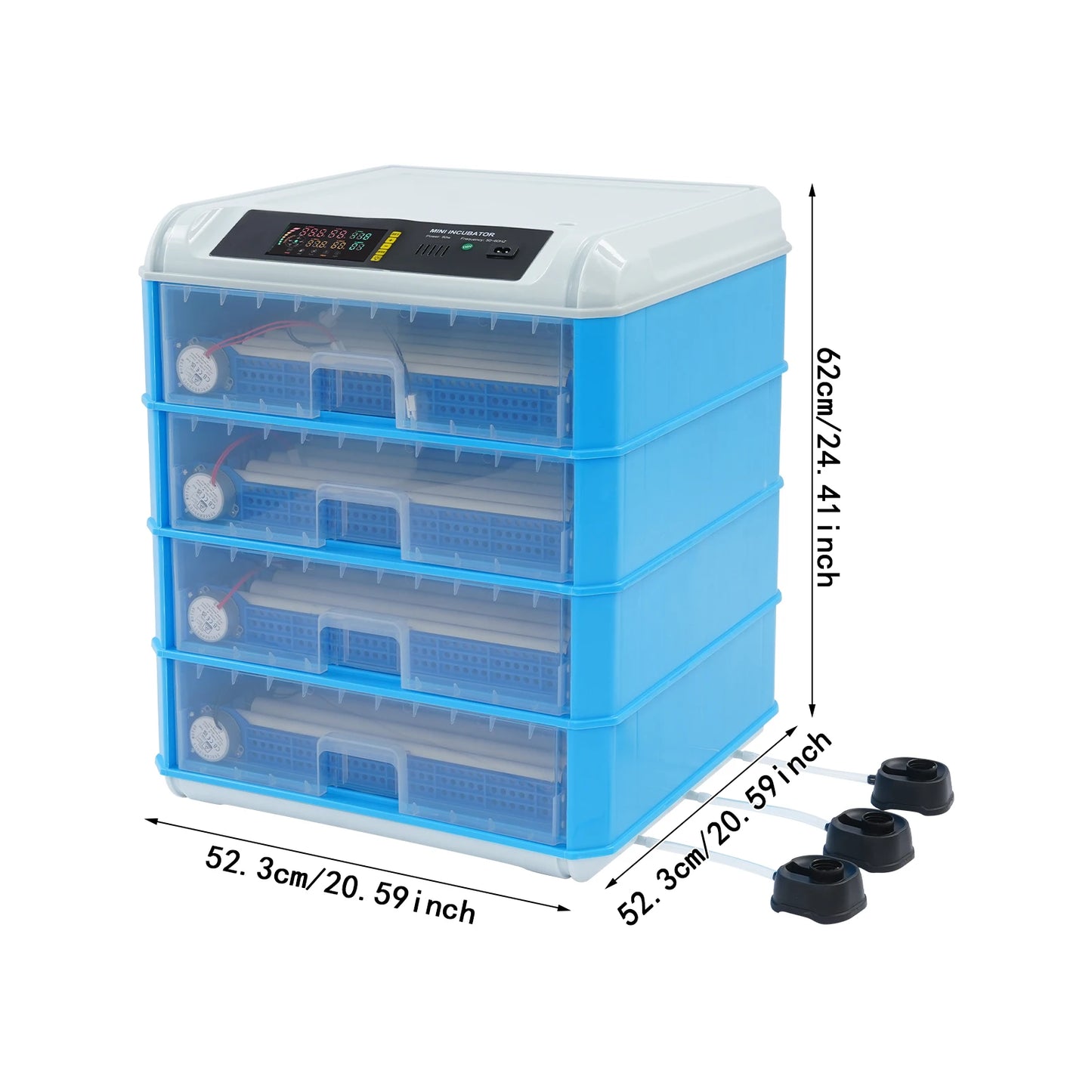 Bymaocar 200-240 Egg Incubator With Auto Turner And Humidity Control