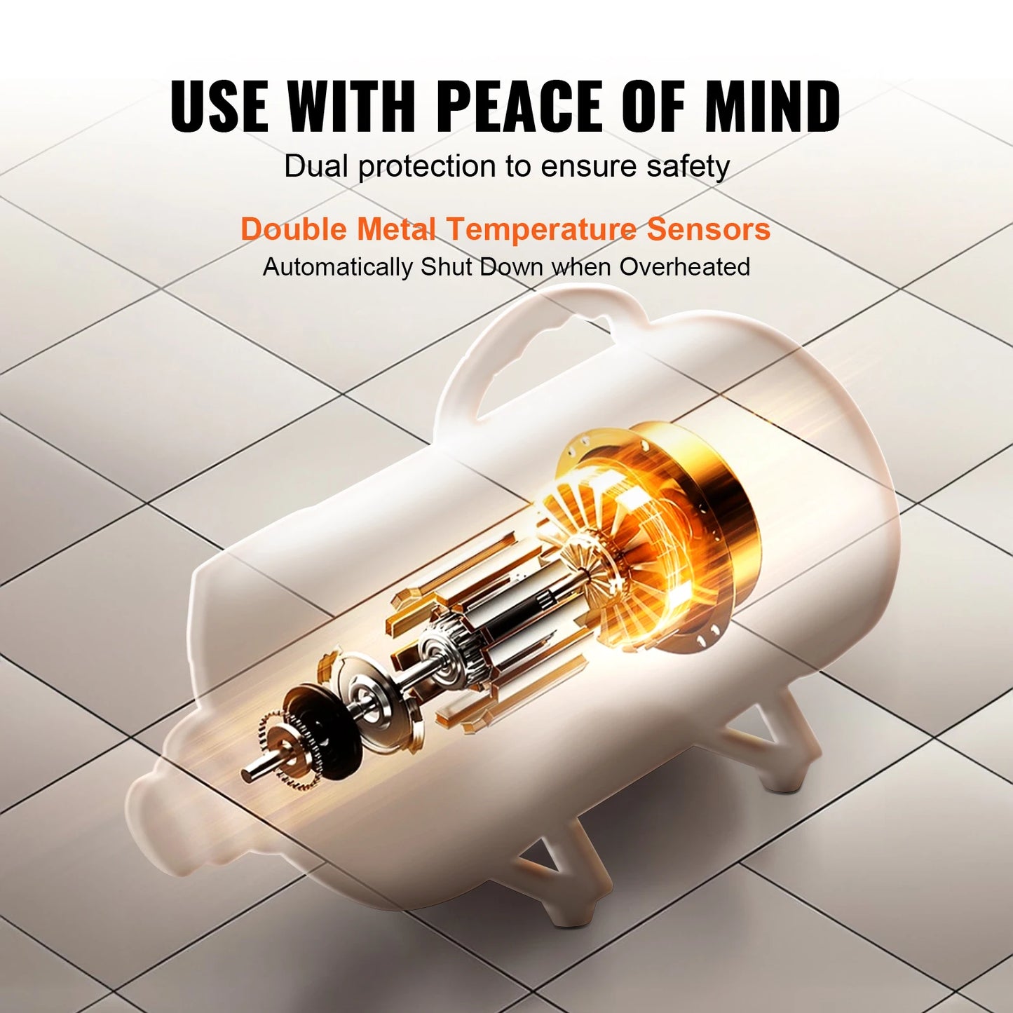 SucceBuy Dog Hair Dryer With Adjustable Speed And Temperature