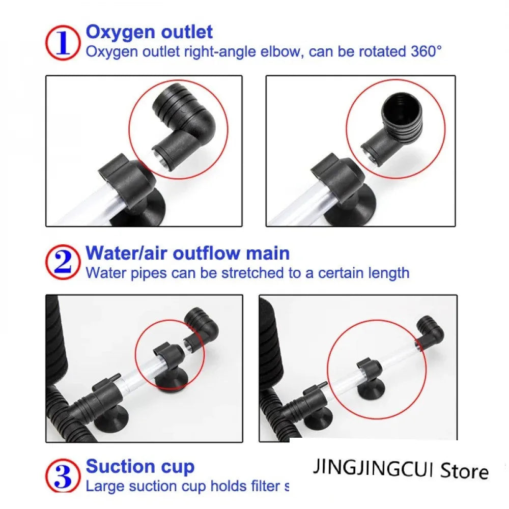 Biochemical Sponge Filter for Aquarium Biological Filtration and Quiet Operation