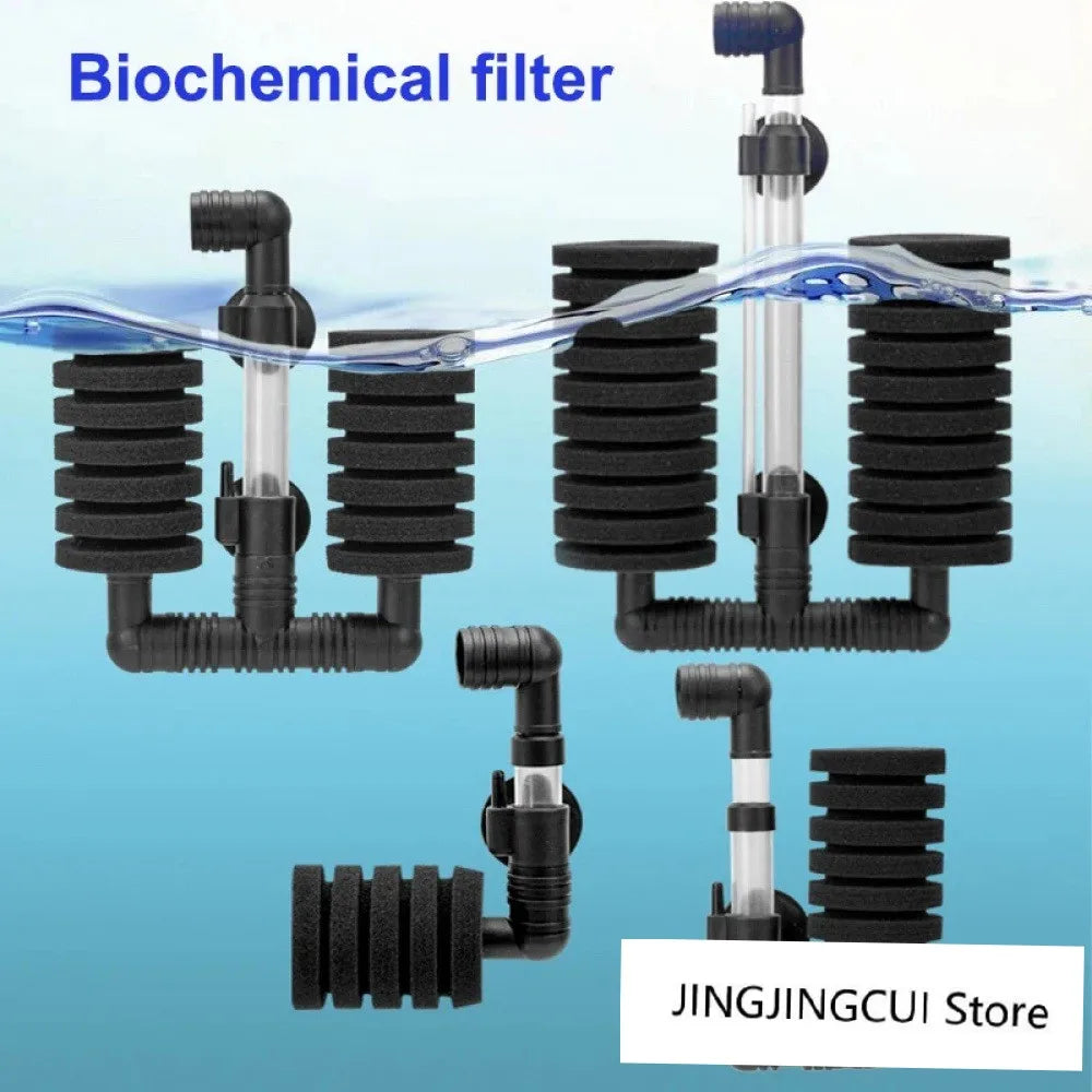 Biochemical Sponge Filter for Aquarium Biological Filtration and Quiet Operation
