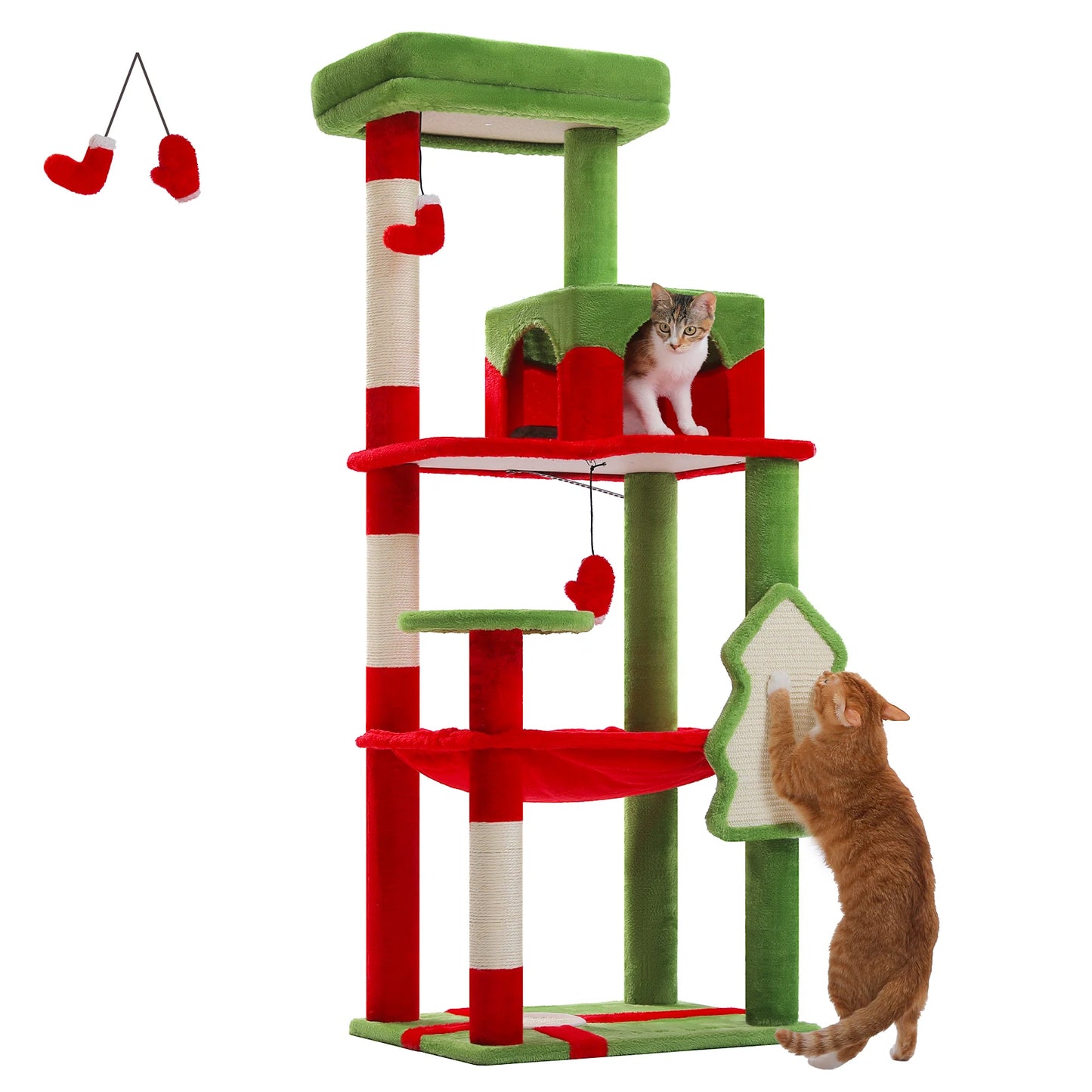 PAWZ Road Cat Tree With Hammock And Scratching Posts