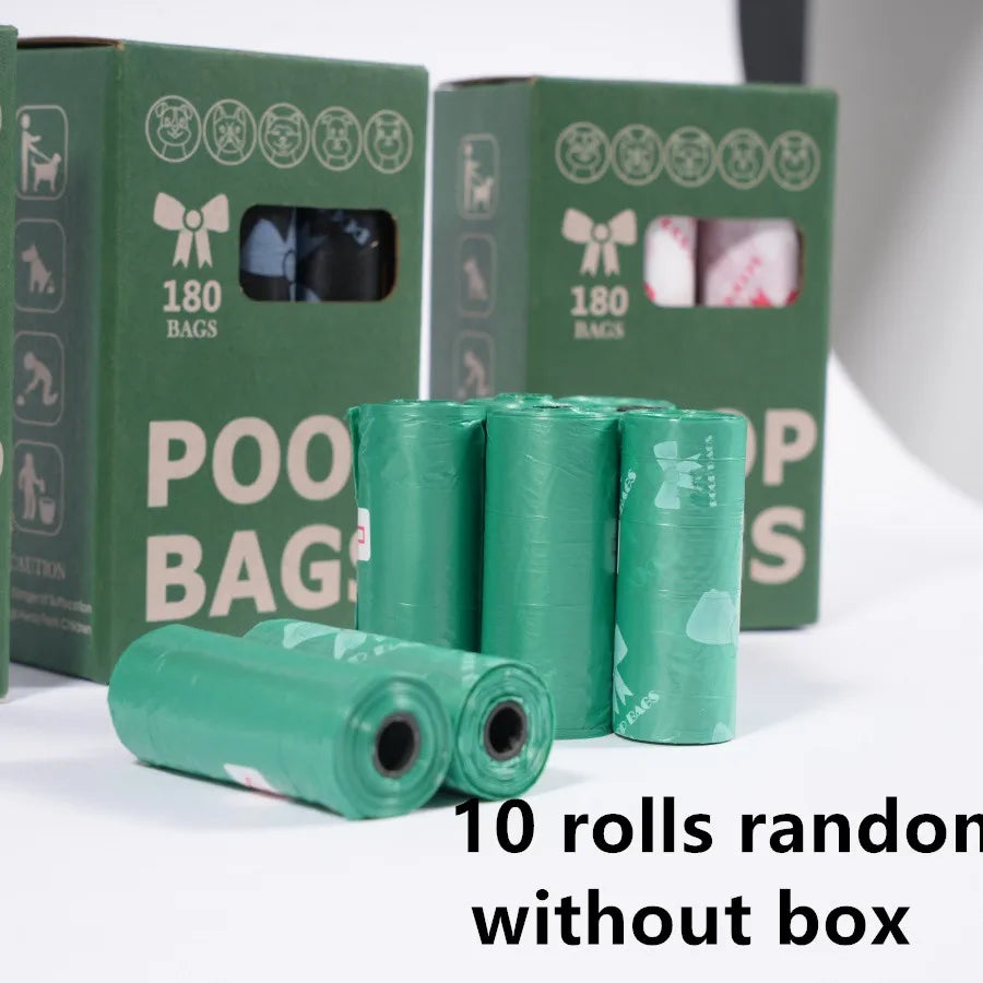 Super Thick Dog Poop Bags Leakproof Polyethylene 180 Count