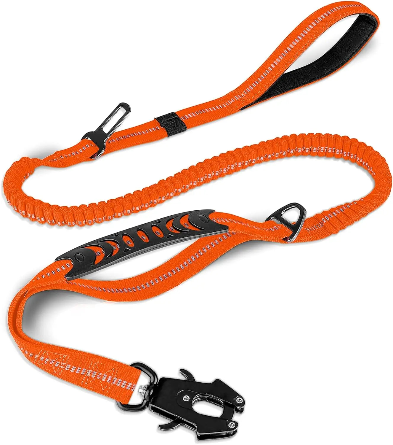 Reflective Shock Absorbing Pet Leash For Large Dogs Heavy Duty