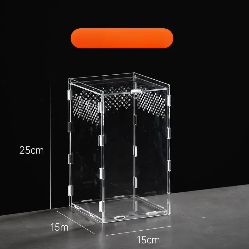 Acrylic Reptile Habitat Terrarium Box Enclosure For Tarantulas