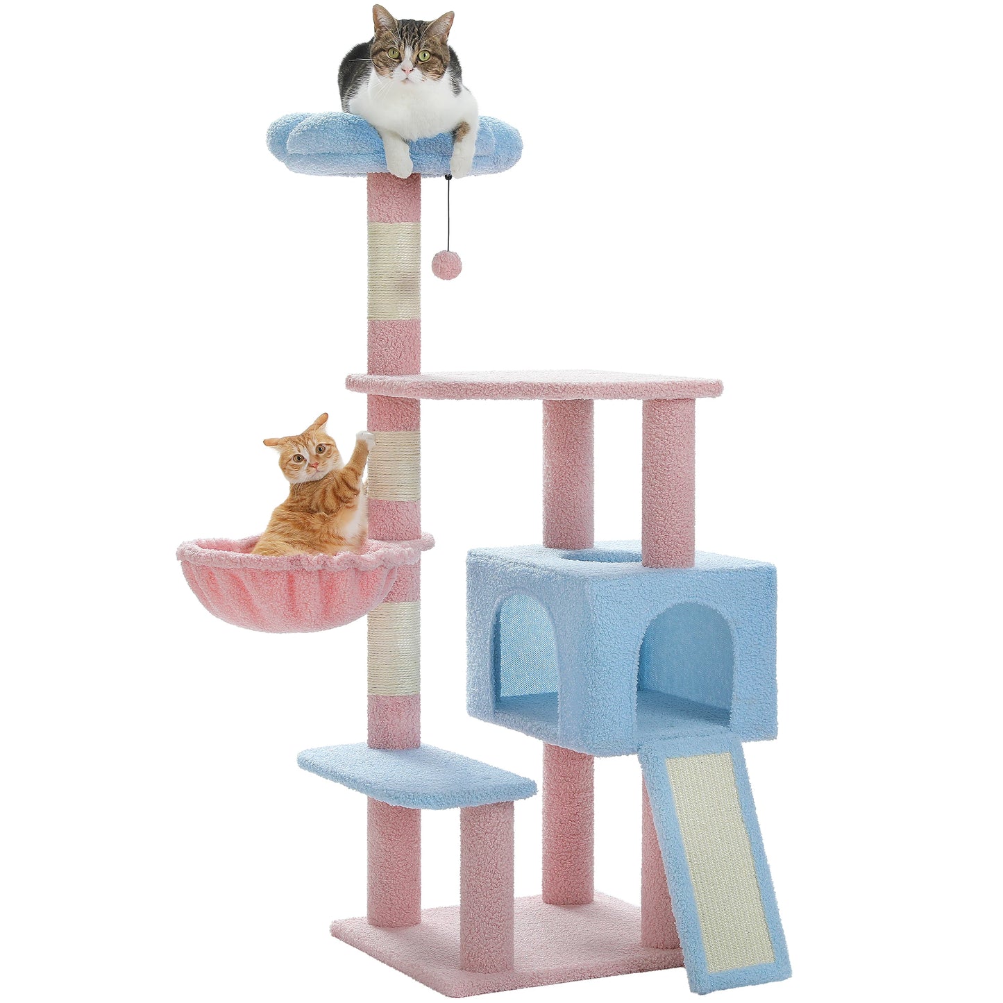 PAWZ Road Flower Cat Tree Scratching Posts Sisal Covered