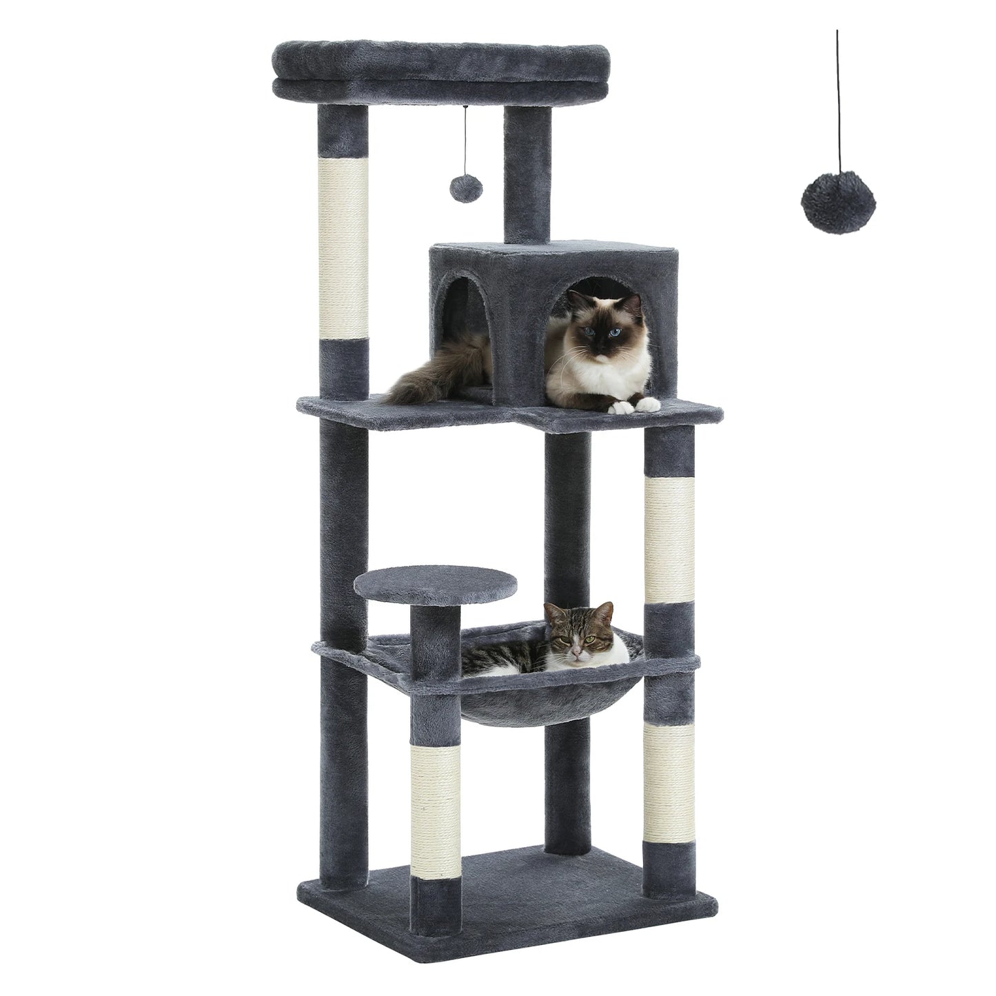 PAWZ Road Cat Tree With Hammock And Scratching Posts