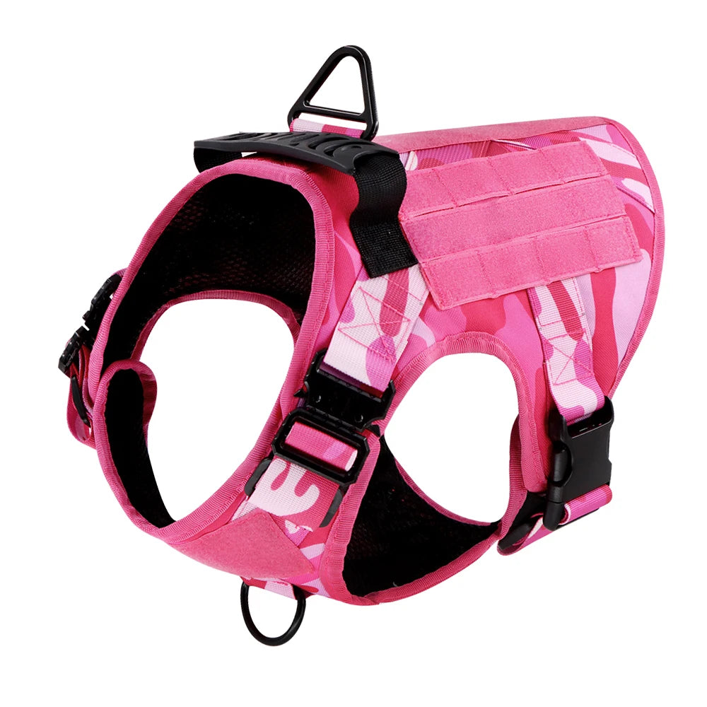 PETRAVEL Military Camouflage Dog Harness For Active Training