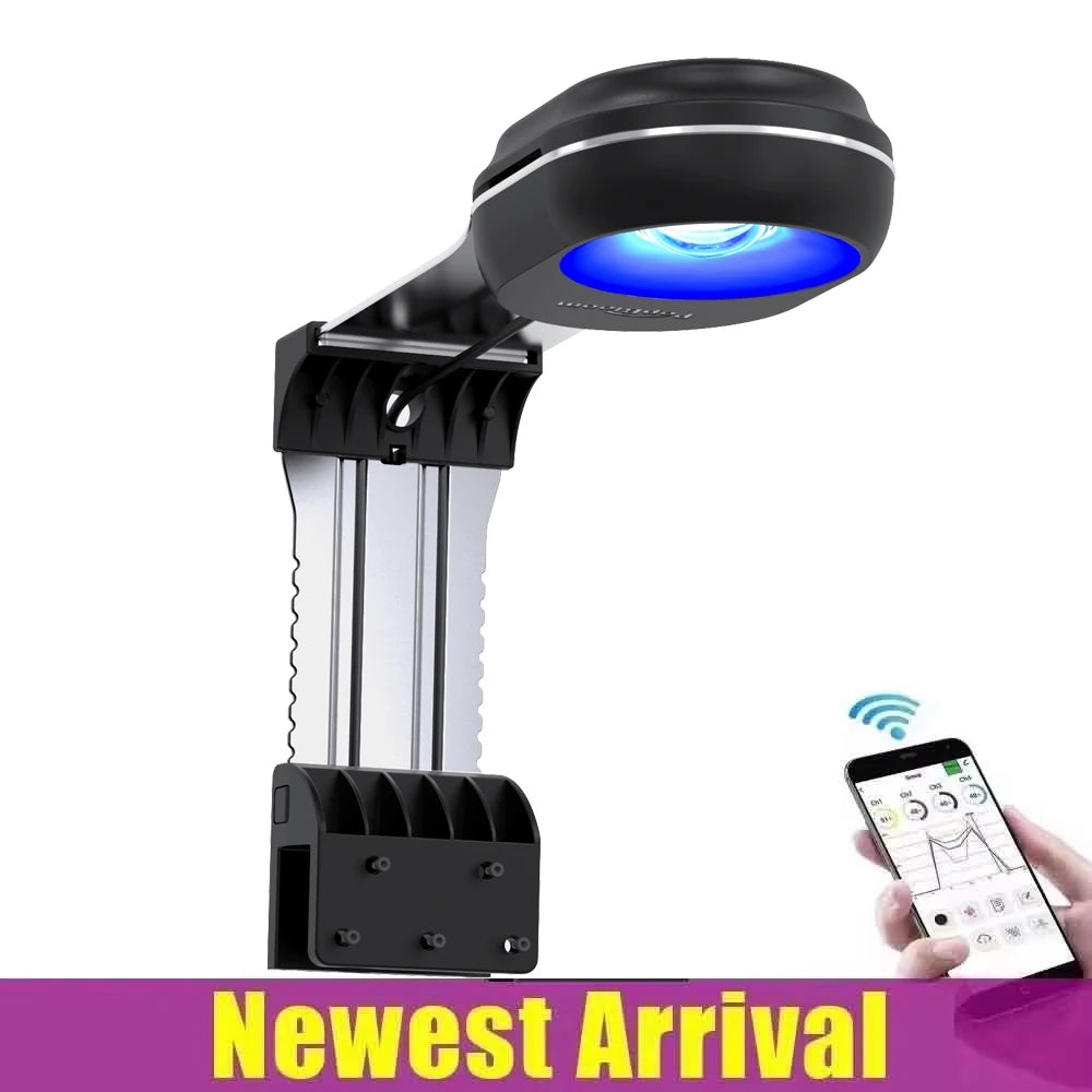 PopBloom Marine Aquarium LED Light 100W For Reef Tanks
