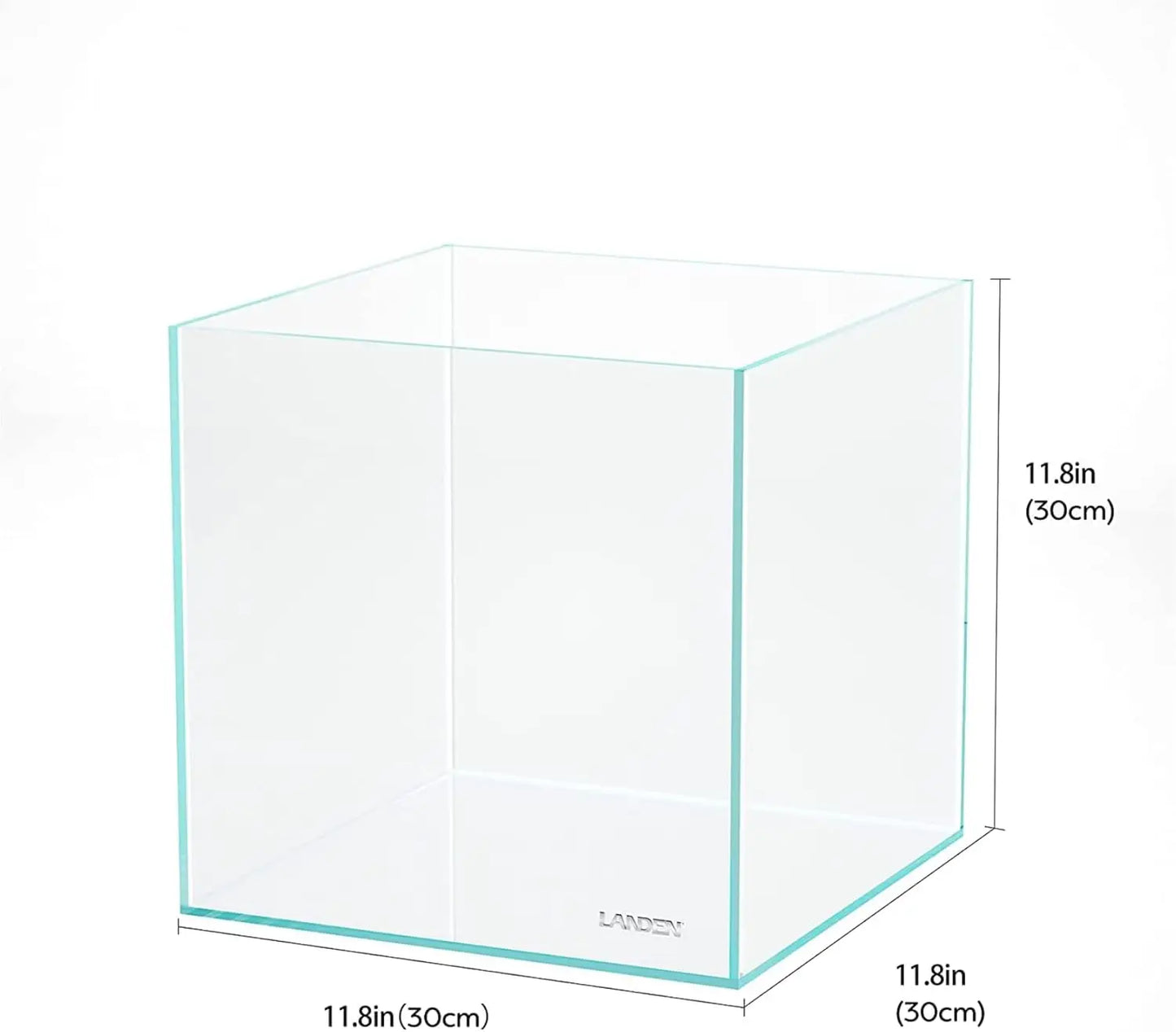 Rimless Aquarium Tank With Nano Foam Mat Low Iron Glass