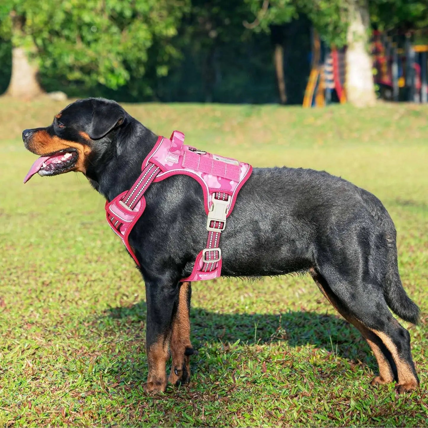 Heavy Duty Tactical Dog Harness Reflective No Pull