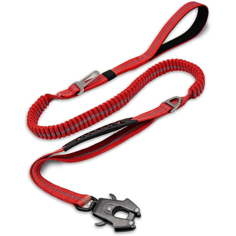 Reflective Shock Absorbing Pet Leash For Large Dogs Heavy Duty