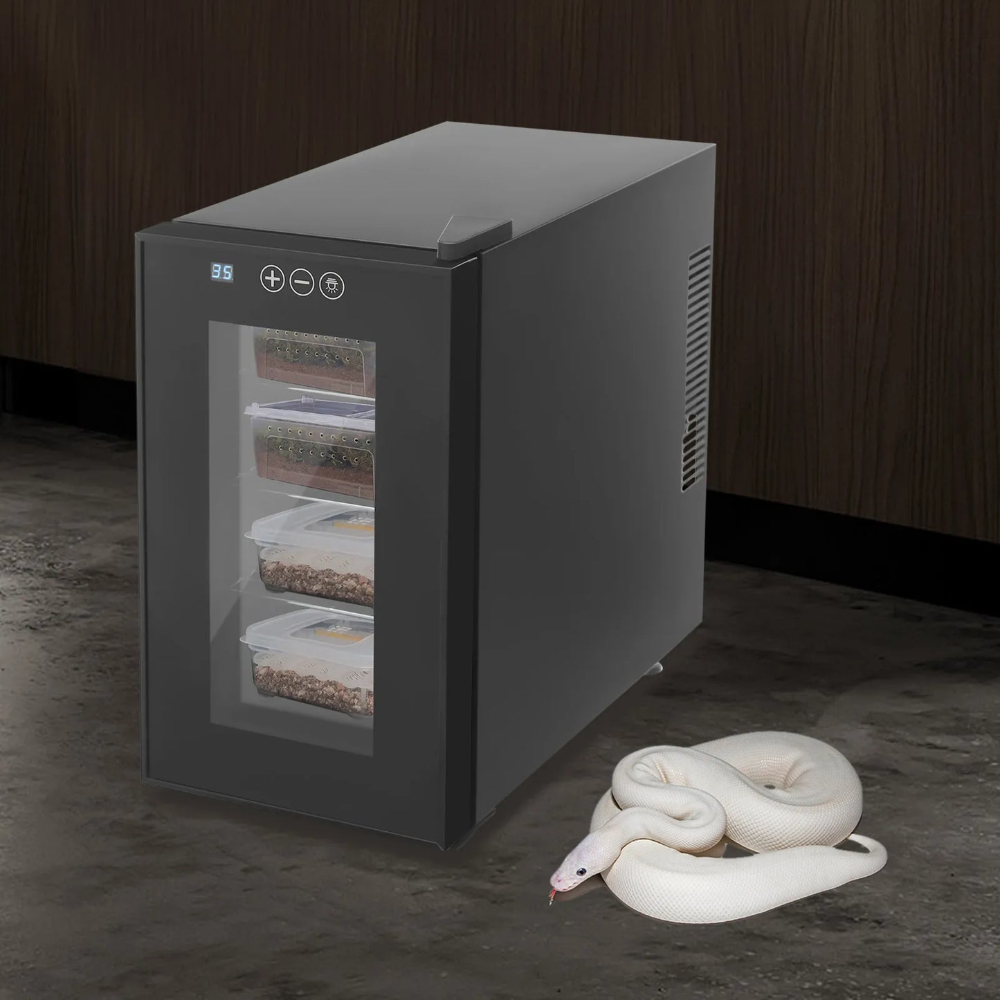23L Reptile Incubator With Adjustable Temperature Humidity