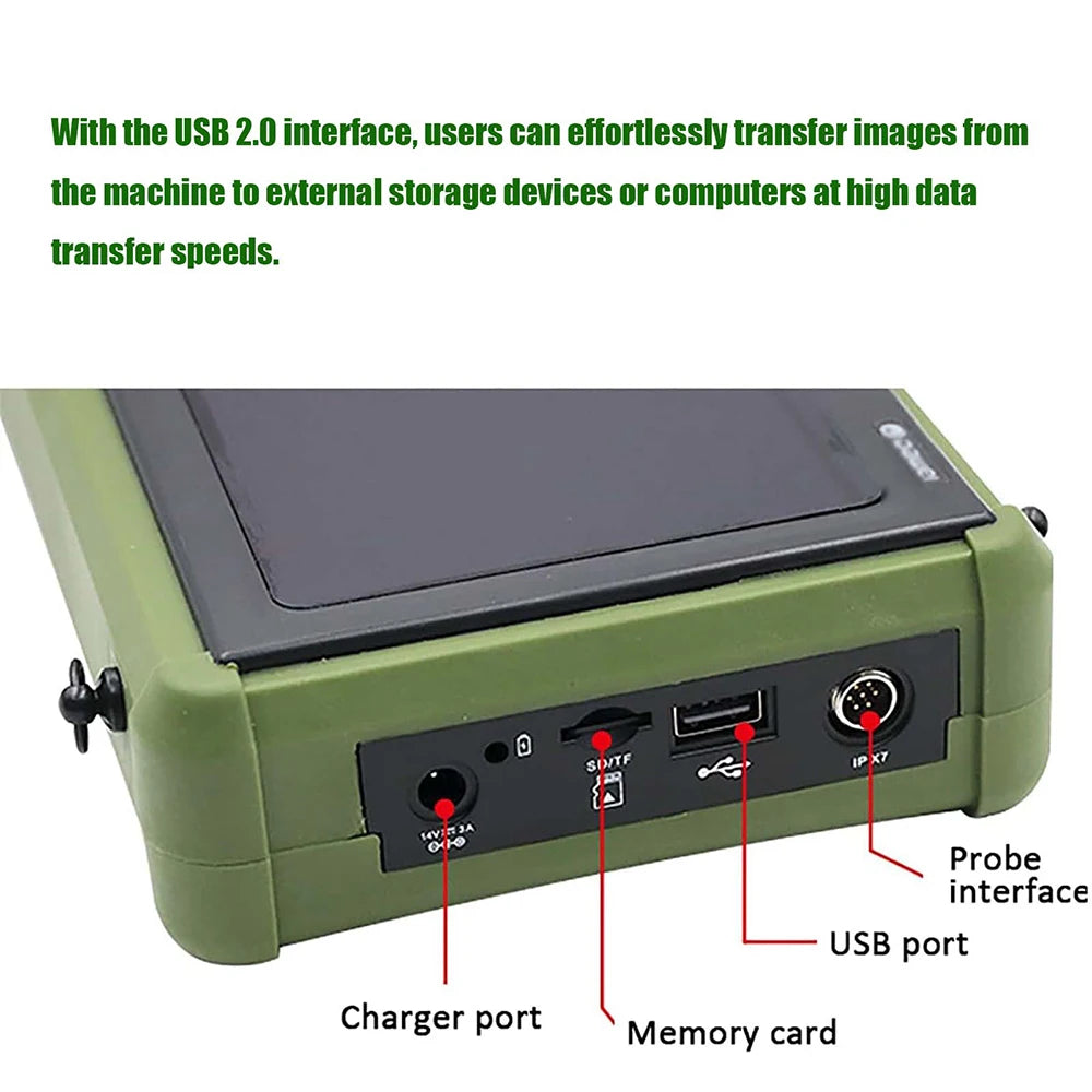 DAWEI Portable Veterinary Ultrasound Scanner For Pregnancy Testing