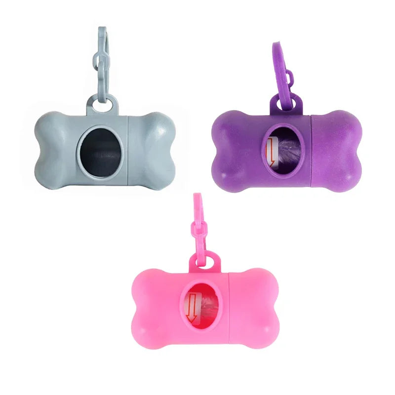 Bone Shaped Dog Waste Bag Dispenser For Walking And Cleaning Supplies