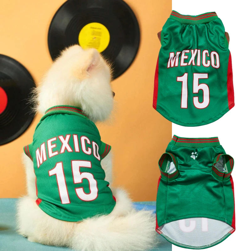 Breathable Mesh Dog Jersey Sports Shirt for Pets Everyday