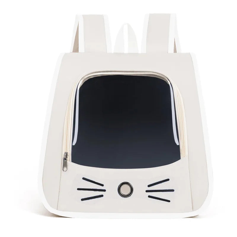 Cat Carrier Backpack for Small Dogs Outdoor Breathable Transport Bag