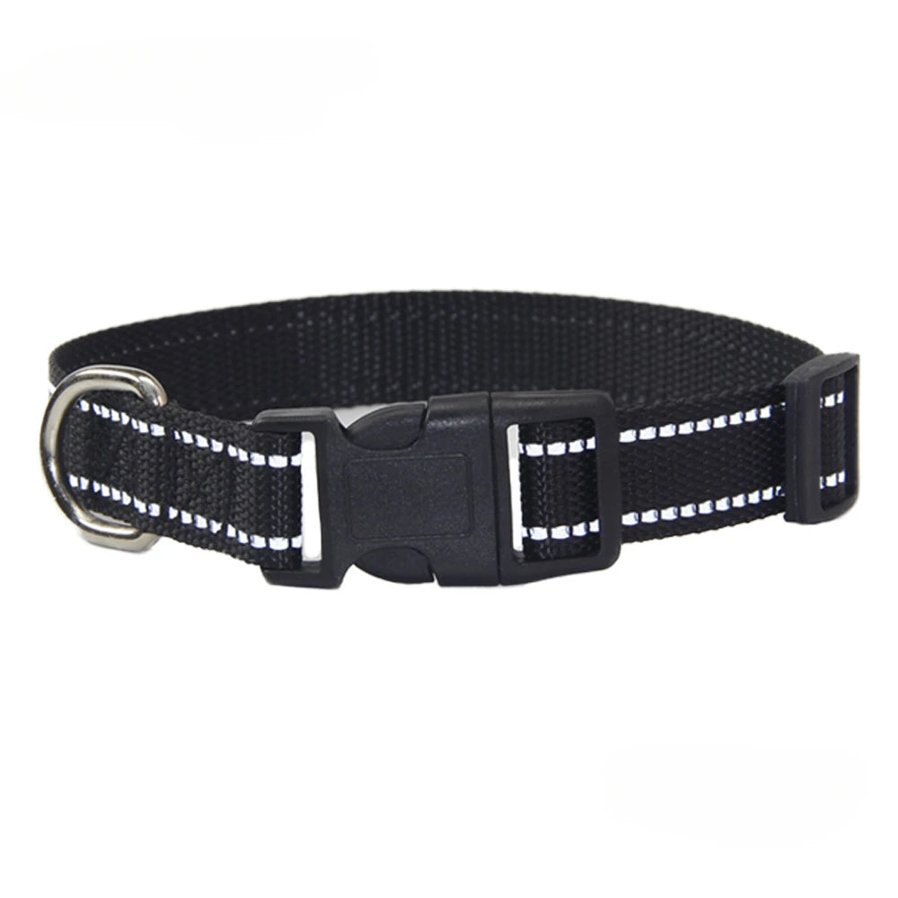 Nylon Collar Leash Set Adjustable Durable Small Medium Large Dog Safe Nylon Daily Walking Outdoor