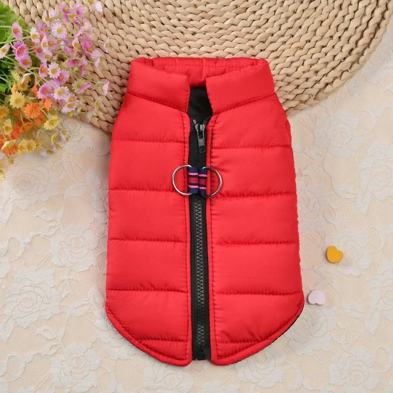 Winter Warm Dog Coat Jacket Padded Clothing For Pets