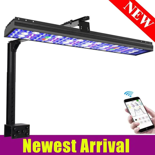 PopBloom WiFi Marine Aquarium Light Full Spectrum LED
