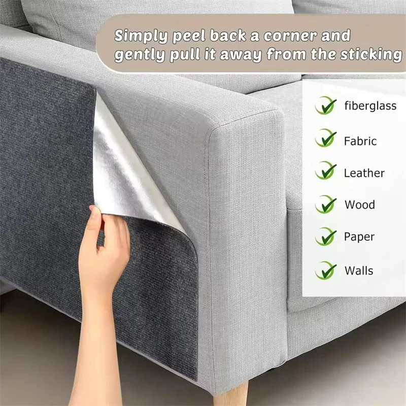 Cat Scratcher Sofa Protector Pad Self Adhesive Carpet DIY Mat