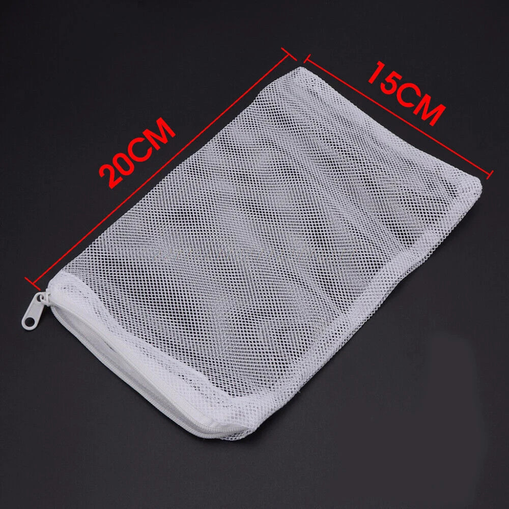 Aquarium Filter Net Bags With Zipper Reusable Fine Media Bags For Saltwater