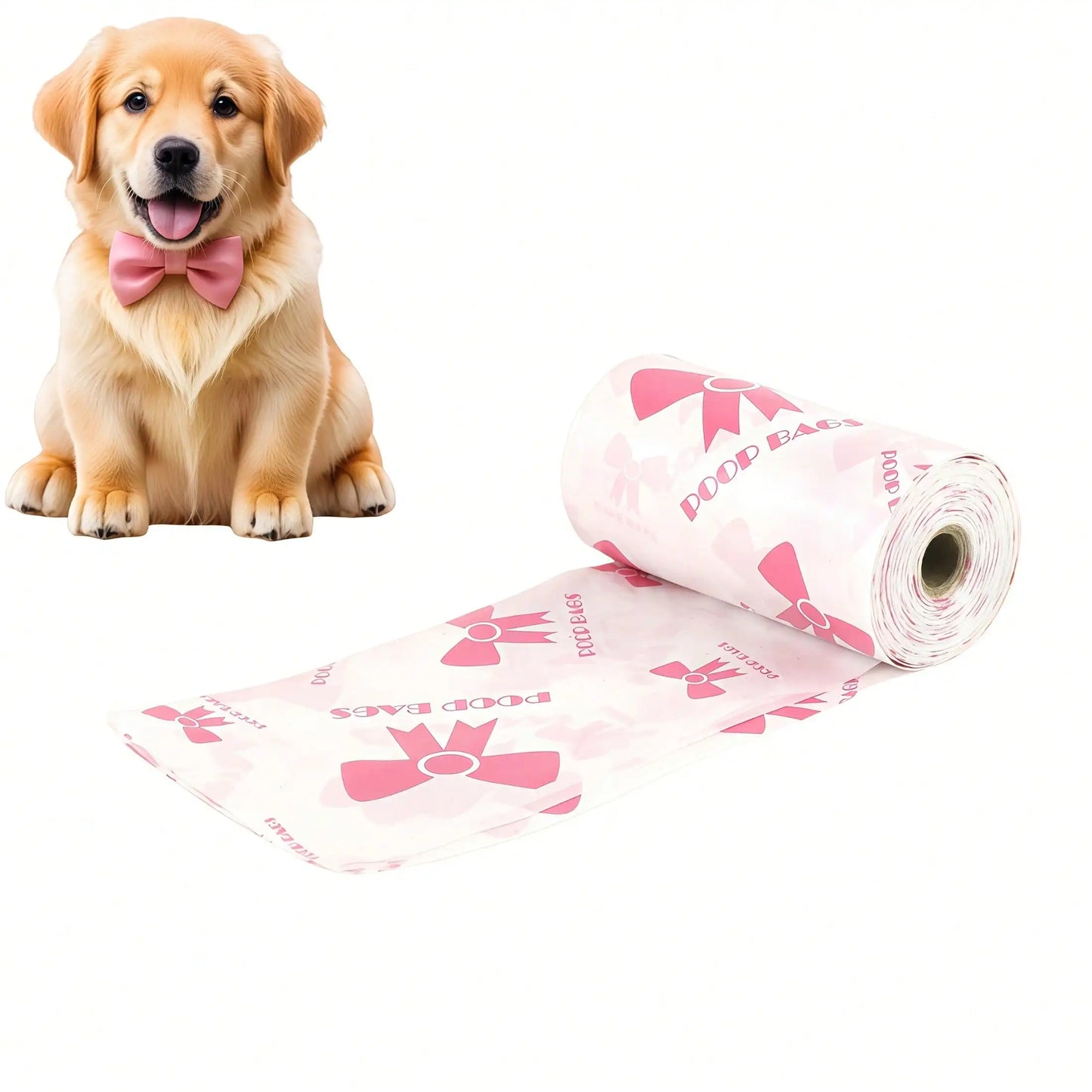 Super Thick Dog Poop Bags Leakproof Polyethylene 180 Count
