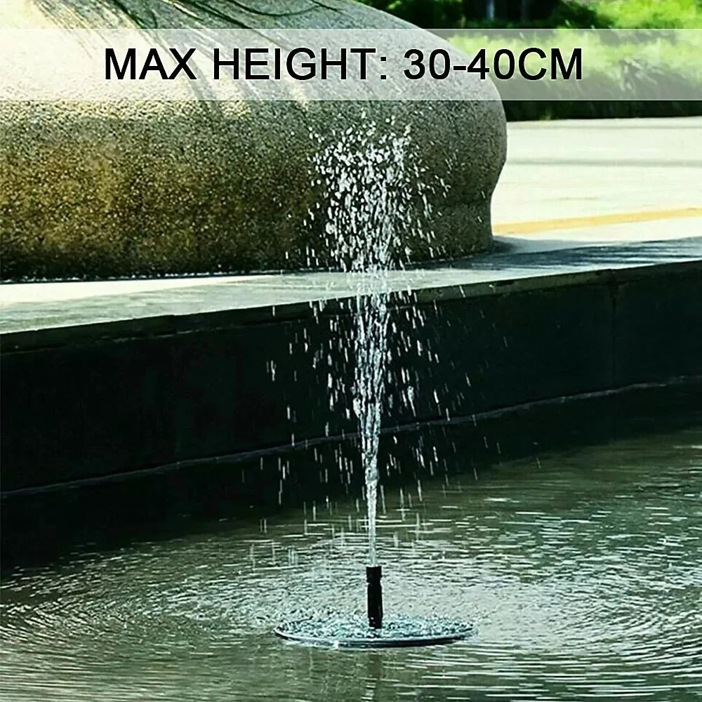 Floating Solar Fountain Pump With 4 Nozzles For Garden Pond