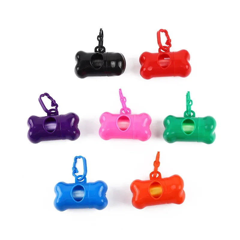 Bone Shaped Dog Waste Bag Dispenser For Walking And Cleaning Supplies