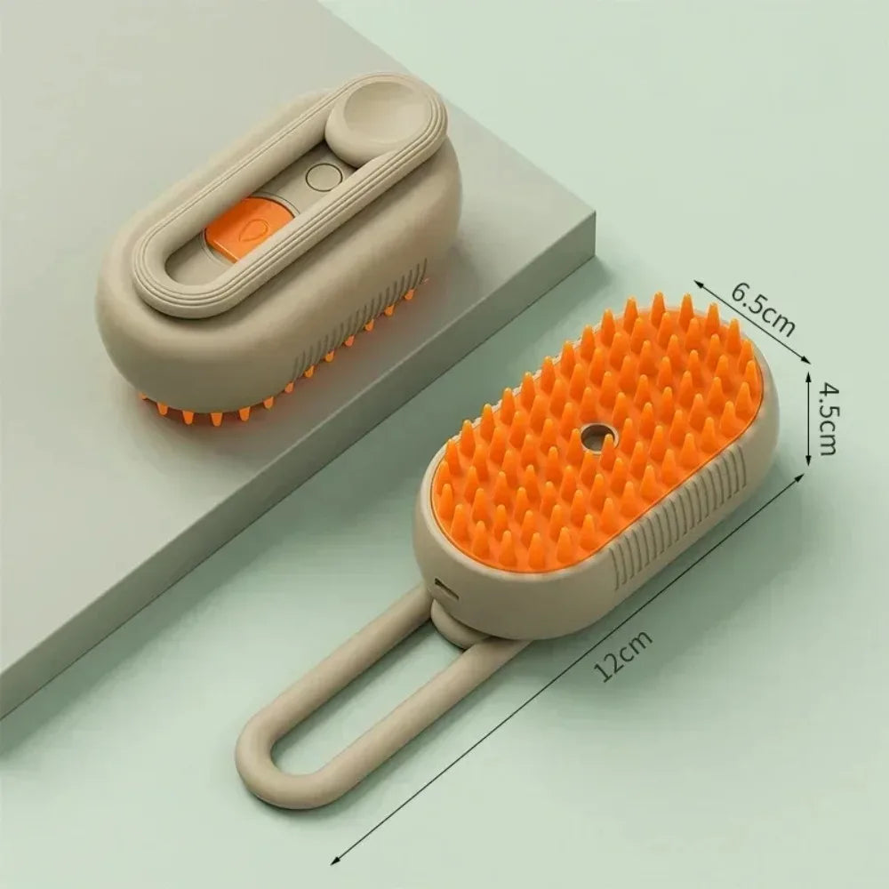 Novelty Moon 3-in-1 Electric Pet Grooming Brush Deshedding Tool
