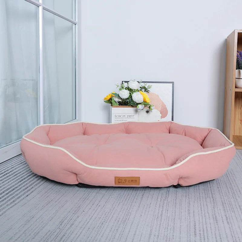 Pet Sofa Bed For Dogs And Cats Warm Winter Sleeping Mat