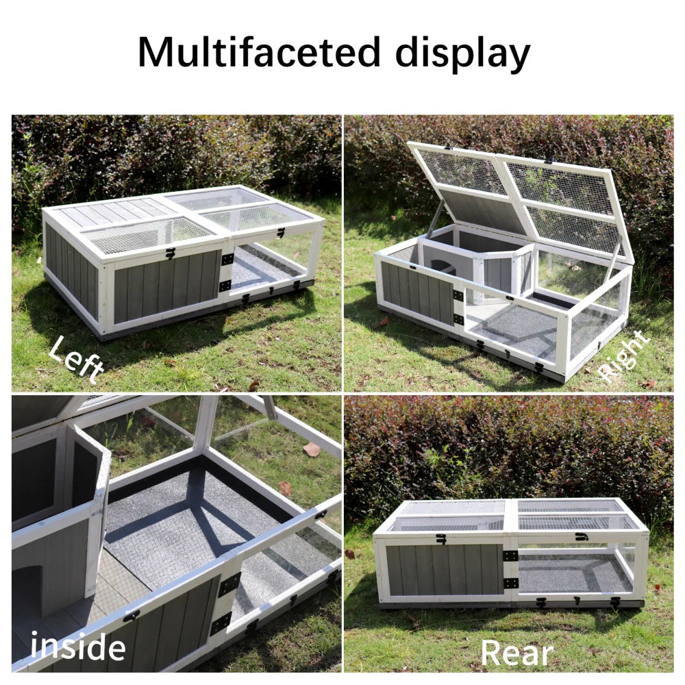 Upgrade Waterproof Activity Tray for Small Animals and Reptiles