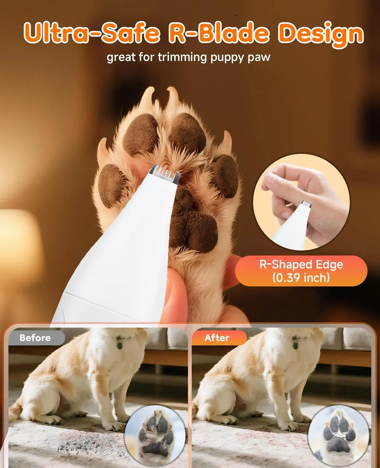 Dog Trimmer For Paws 14 In 1 Cordless Grooming Kit