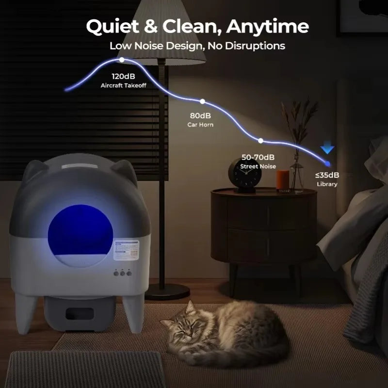 Lunapurr Automatic Self Cleaning Litter Box With App Control