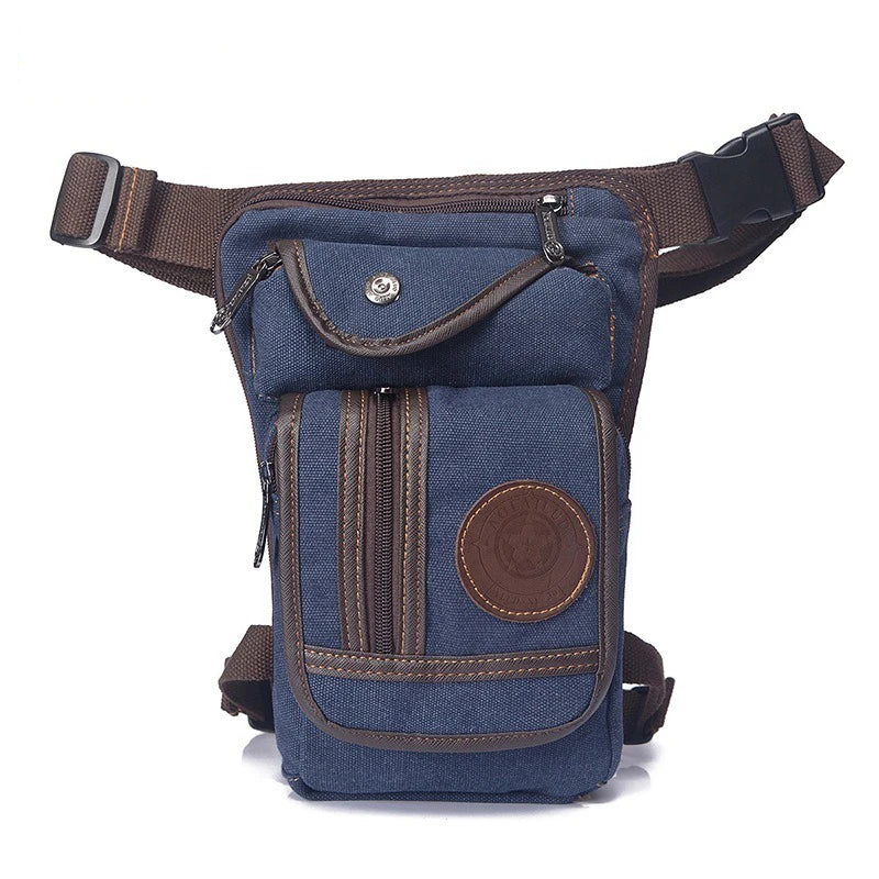 Portable Equestrian Drop Leg Bag Canvas Nylon Riding Waist Bag