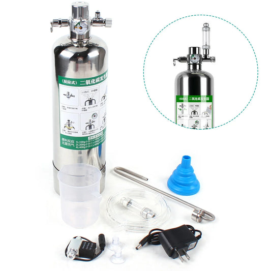 Aquarium CO2 Generator System With Diffuser For Planted Tanks