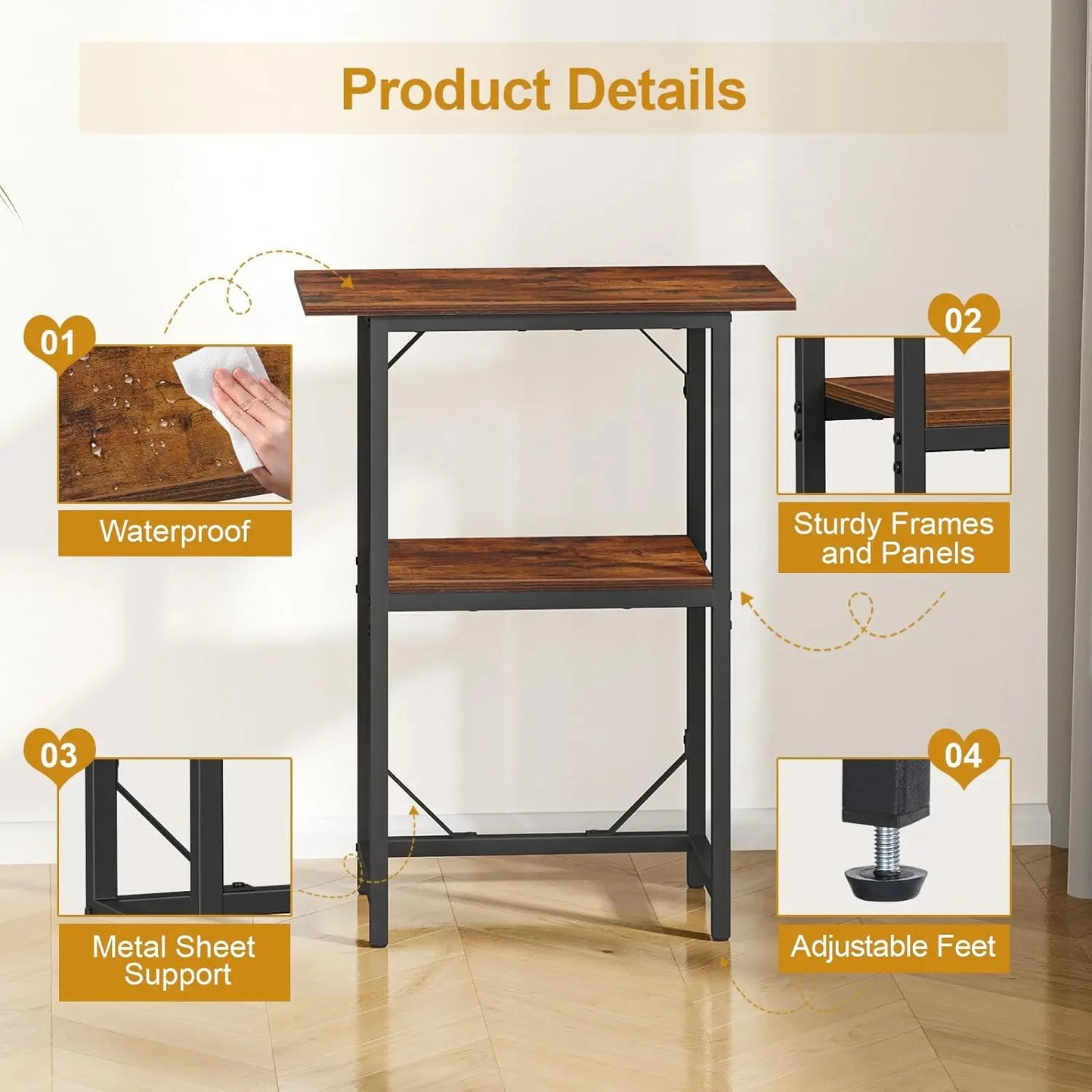 Heavy Duty 2-Tier Aquarium Stand For Freshwater Tanks