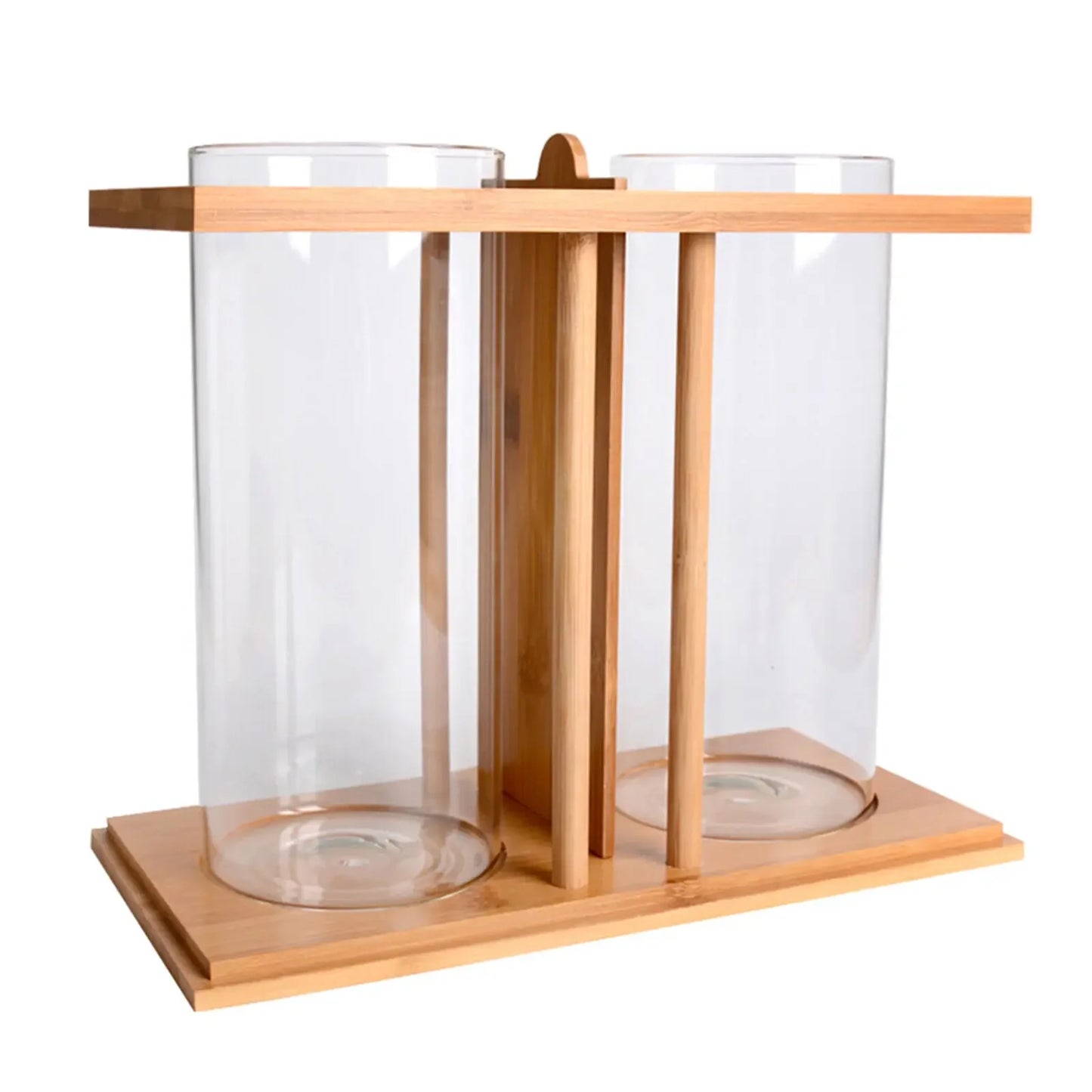 Mini Glass Desktop Aquarium Kit With Energy Efficient LED Light